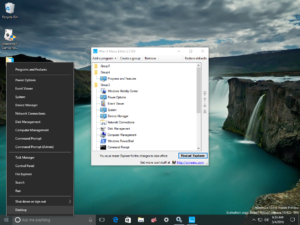 Customize Win+X menu in Windows 10