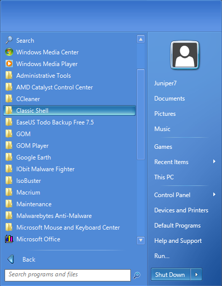 Windows 7 Taskbar Texture