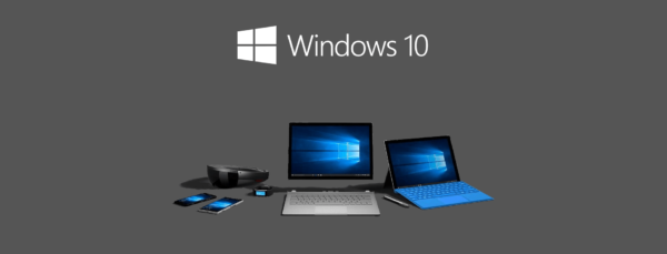 Devices Windows 10 update setup banner