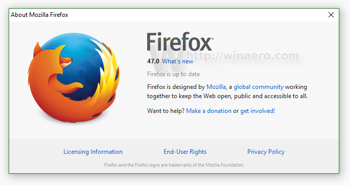 Firefox 47