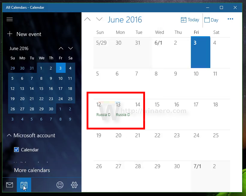 how to use a shared google calendar on windows 10 calendar app