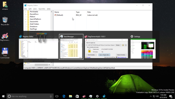 -Windows 10 default alt tab look