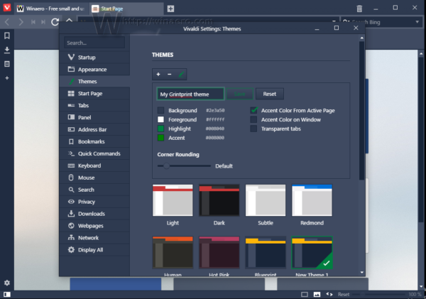 vivaldi 1.3 custom theme 1