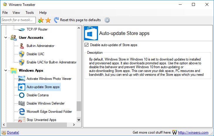 auto update microsoft store apps intune