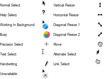 downloadable cursors for windows 10