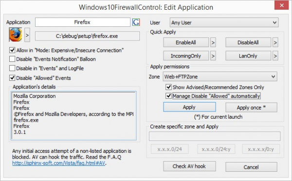 best windows 10 firewall control app