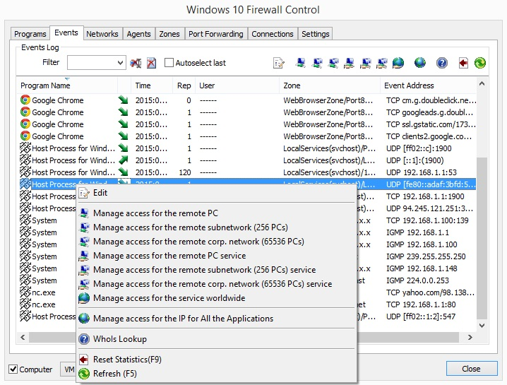 App review: Windows 10 Firewall Control to fully control network access of ...