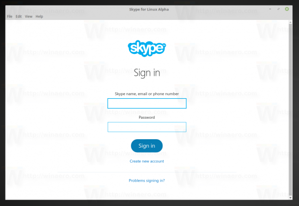 Skype started