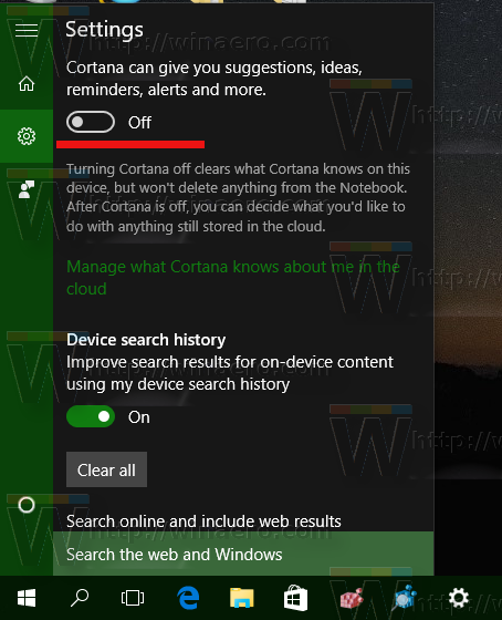 can i completely disable cortana on windows 10