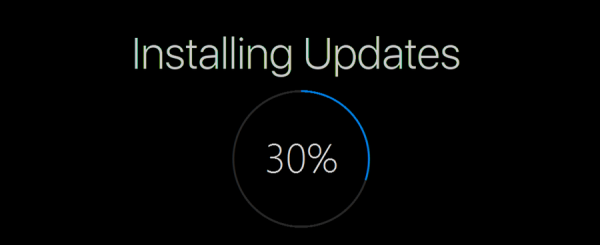 Windows 10 install update banner