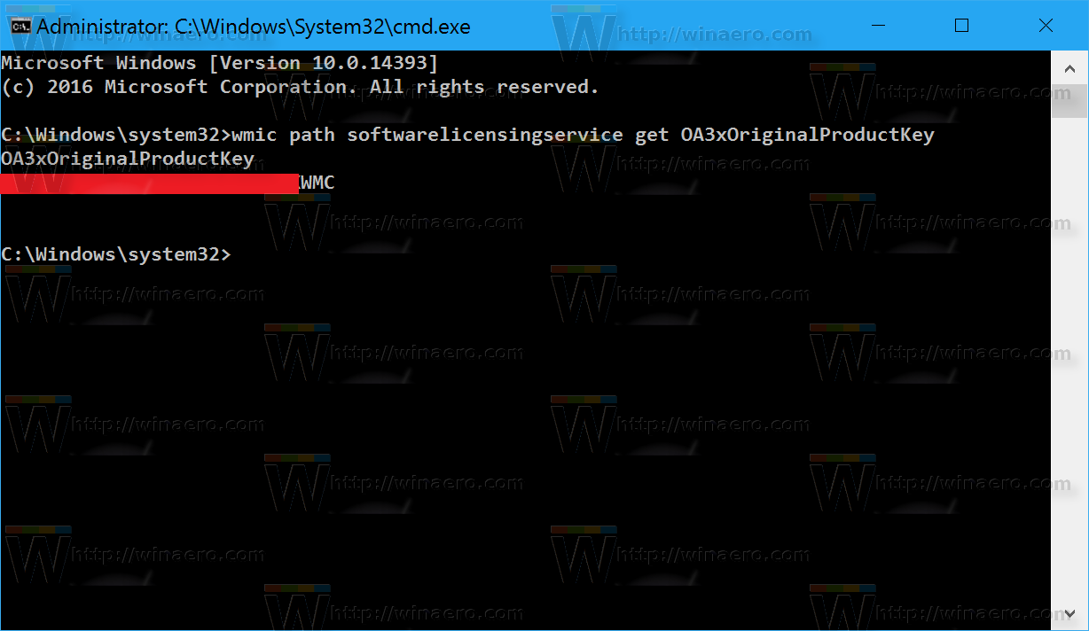 Retrieve The Product Key In Windows 10 Windows 8 And Windows 7 With This Command