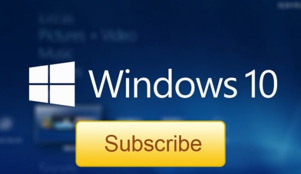 windows 10 subscription subscribe logo banner