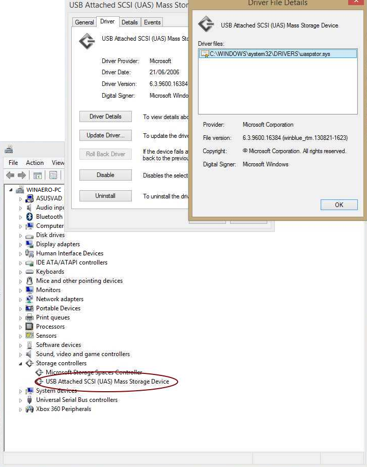 mass storage controller driver for windows 8