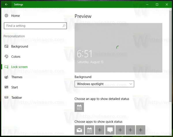 Windows 10 set spotlight on lockscreen