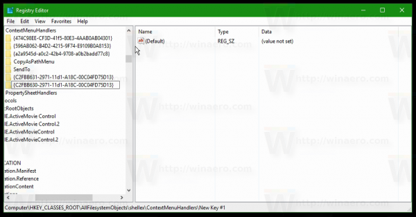 Windows 10 add Copy To context menu