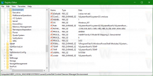 How to see names and values of environment variables in Windows 10