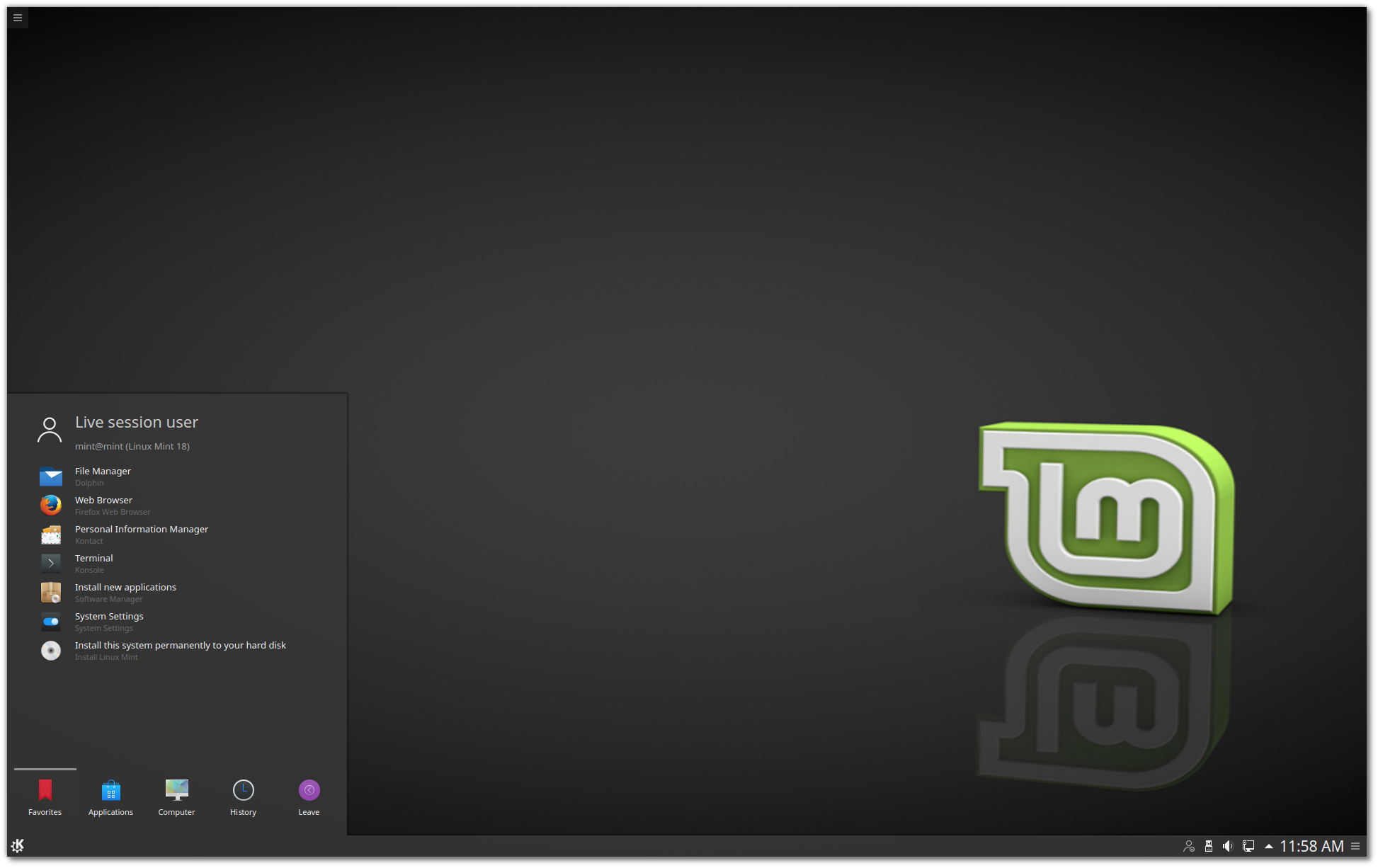 Linux Mint 18 KDE Edition final is available
