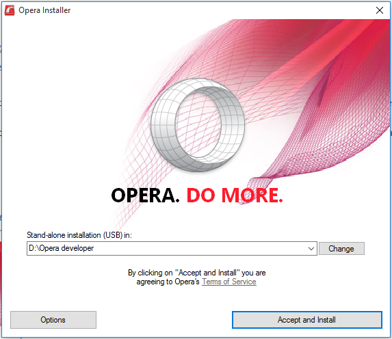 opera portable official installer