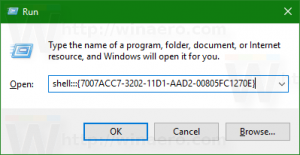 CLSID (GUID) shell location list in Windows 10