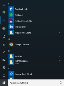 Register Universal File Explorer app in Start in Windows 10