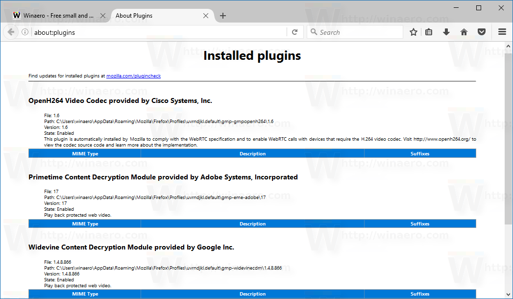 firefox plugins