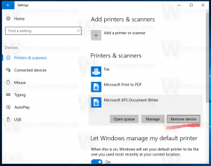windows 8 xps document writer