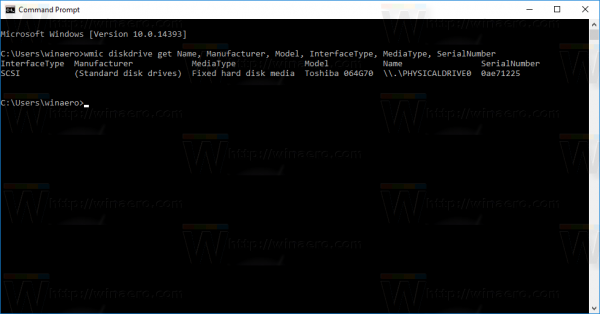 Hp wmic get serial number