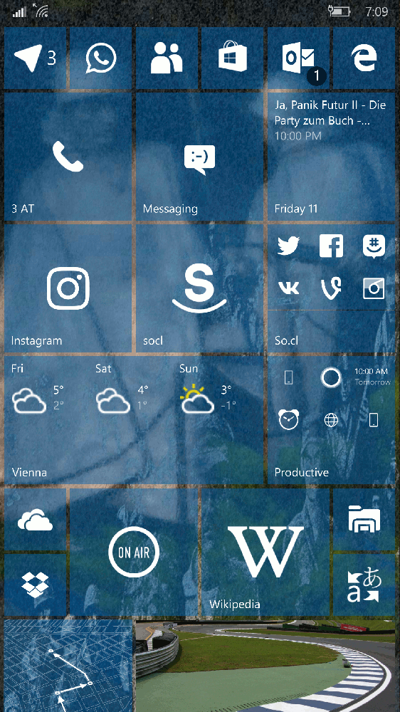 live tiles for windows phone