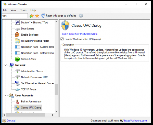 ccleaner windows 10 uac