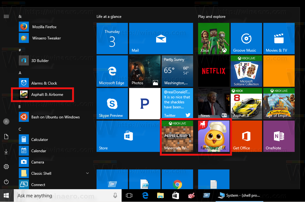 A tweak to turn off automatically installing suggested apps in Windows 10