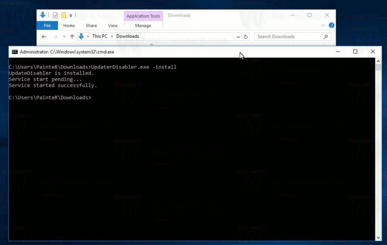 Windows 10 Update Disabler - disables Windows 10 Updates reliably