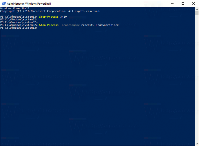 How to End a Process with PowerShell