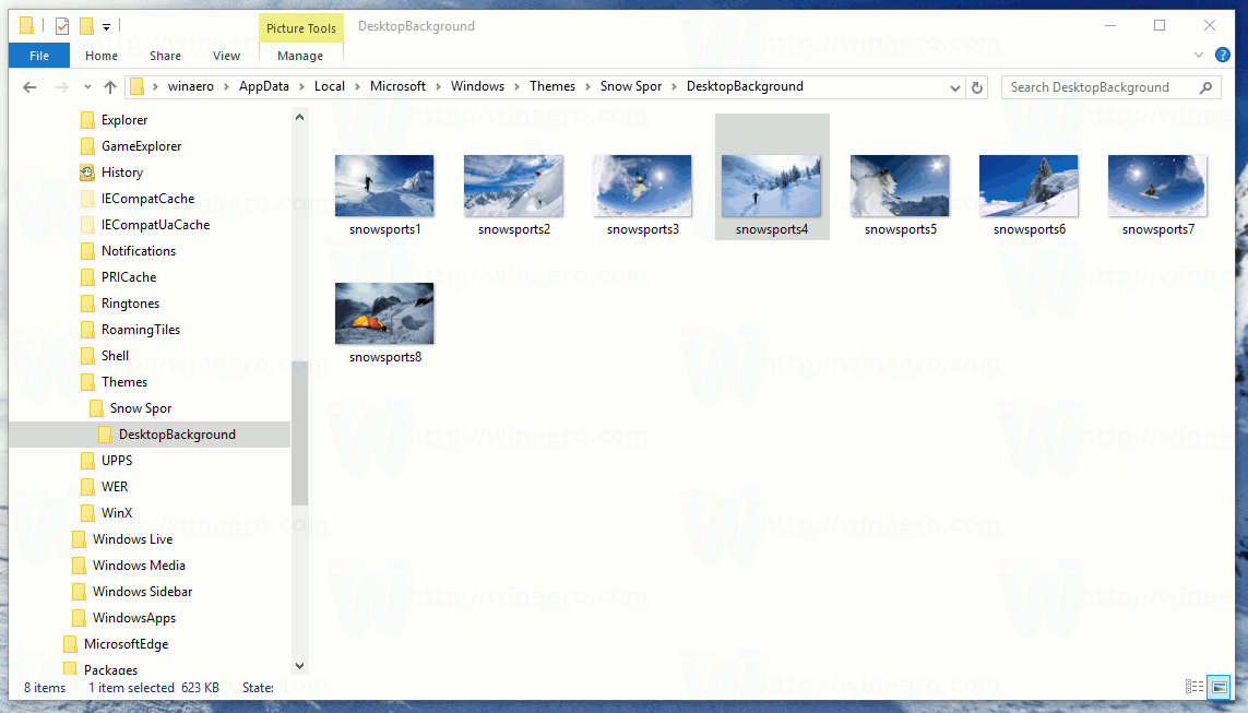 Как создать файл пакета тем windows themepack