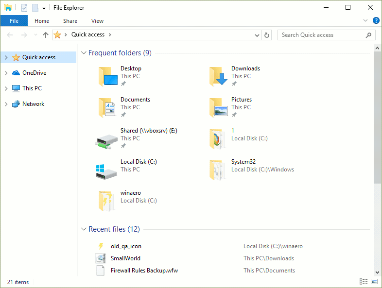 cannot pin to quick access parameter is inconrrect