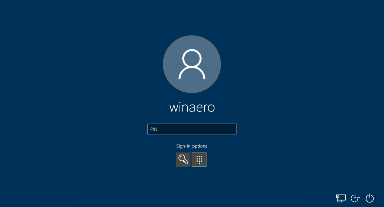 reset pin for other user windows 10