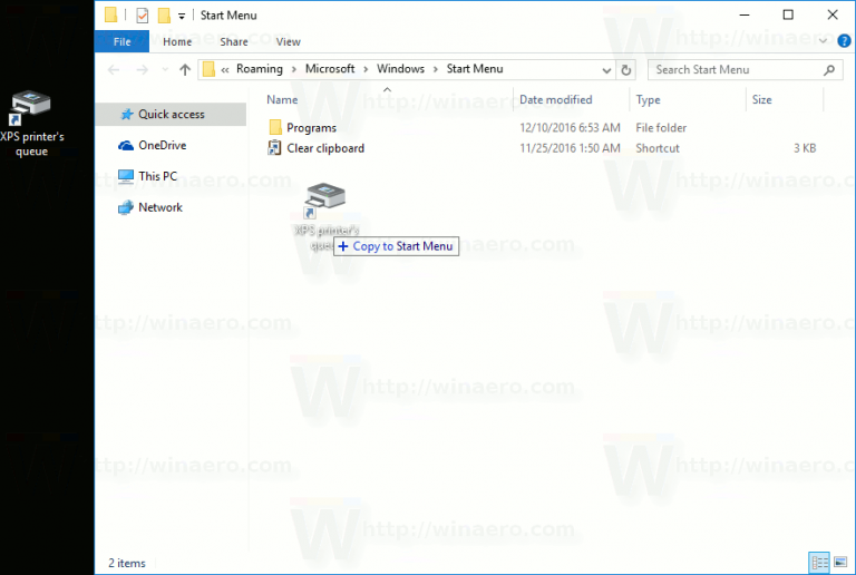 Open Printer Queue With a Shortcut in Windows 10