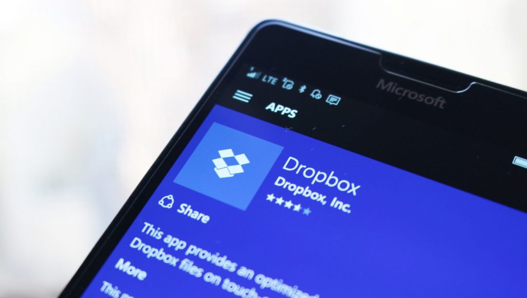 how to log out of the dropbox app