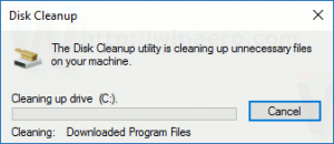 Disk Cleanup Cleanmgr Command Line Arguments in Windows 10