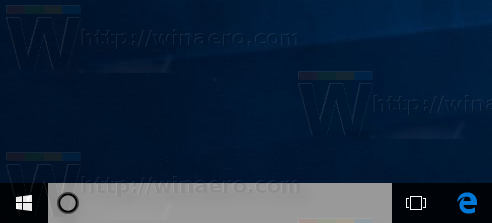 Текст Cortana прозрачный