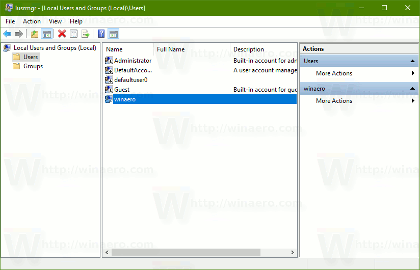 Где найти local settings windows 10