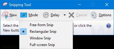 windows 10 snipping tool