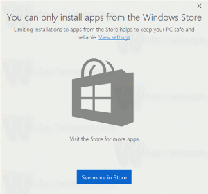 Choose Where Apps Can Be Installed From In Windows 10