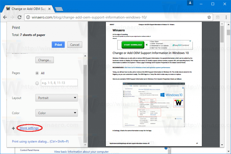 How To Enable Print Scaling in Google Chrome
