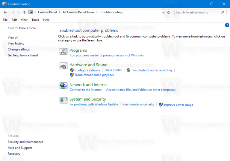 How to Run a Troubleshooter in Windows 10 to Resolve Problems