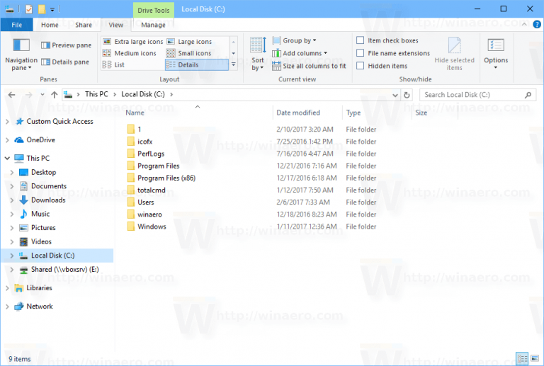 Size All Columns To Fit In File Explorer In Windows 10