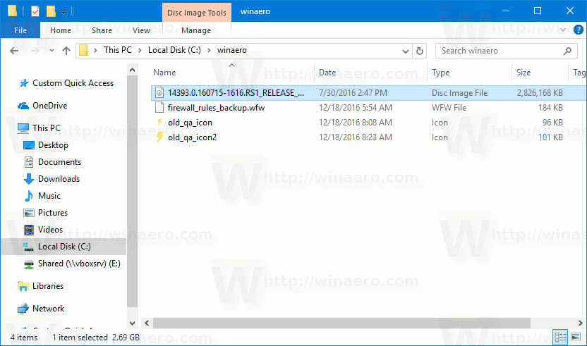 create img file windows