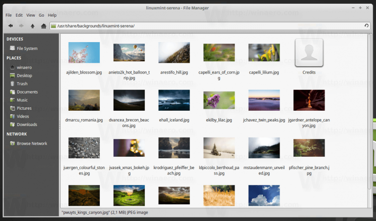 Install Previous Linux Mint Wallpapers in Mint 18