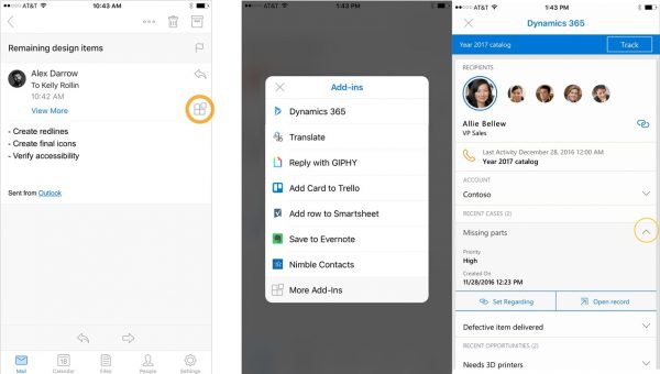 Outlook IOS Add Ins