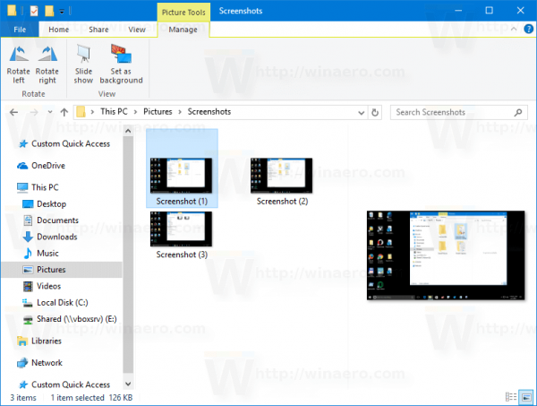 Select Image In File Explorer