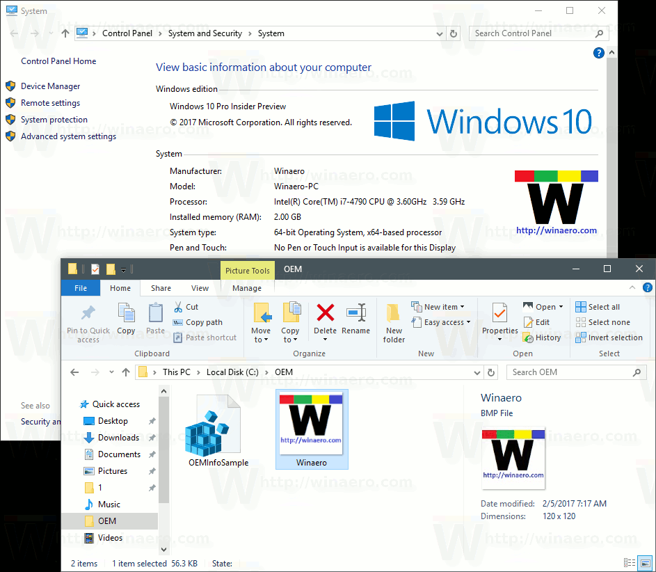 oem application profile windows 10 download